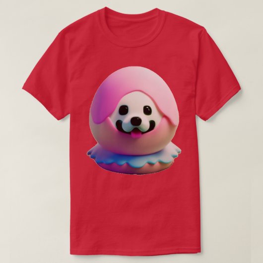 T-shirt chien dans l'oeuf 192 (Design devant)