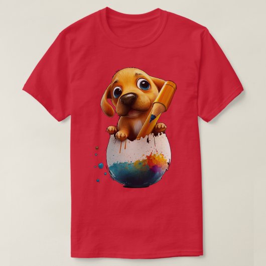 T-shirt Chien Dans L'Oeuf 1988 (Design devant)