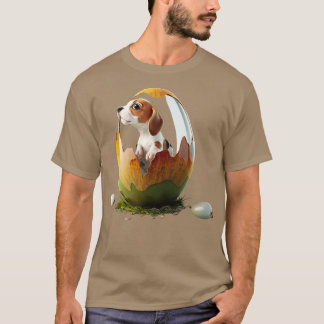 T-shirt Chien dans l'oeuf 225