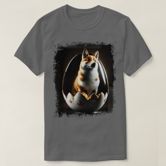 T-shirt Chien Dans L'Oeuf 257 (Design devant)