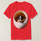 T-shirt Chien Dans L'Oeuf 97 (Design devant)