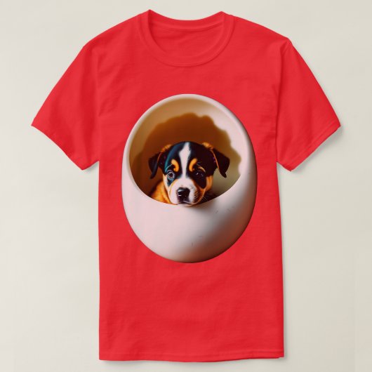 T-shirt Chien Dans L'Oeuf 97 (Design devant)