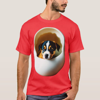 T-shirt Chien Dans L'Oeuf 97