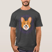 T-shirt Chien dans un cercle fille (Devant)