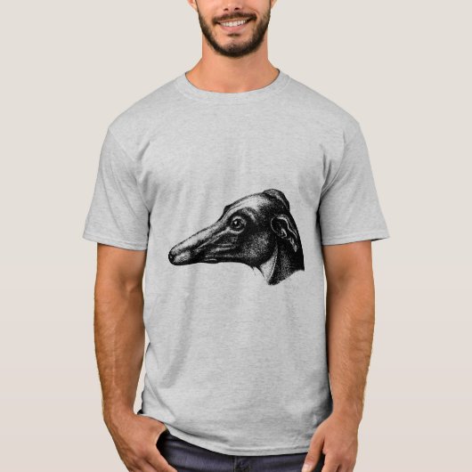 T-shirt Chien d'antiquité Greyhound (Devant)