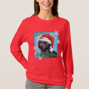T-shirt Chien d'arrêt Bouclé-Enduit heureux de Howliday