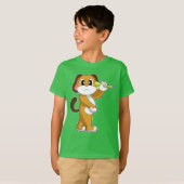 T-shirt Chien Darts Dart (Devant entier)