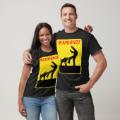 T-shirt chien d'avertissement (Unisexe)