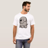 T-shirt Chien de bande dessinée (Devant entier)