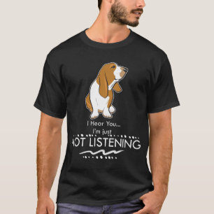 T-shirt Chien de Basset Hound - entendez que vous je