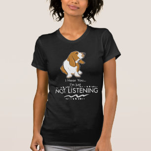 T-shirt Chien de Basset Hound - entendez que vous je