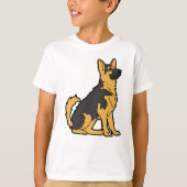 T-shirt Chien de berger allemand (Devant)