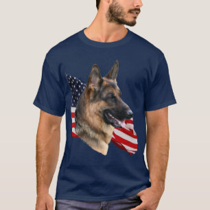T-shirt Chien de berger allemand headstudy avec la chemise