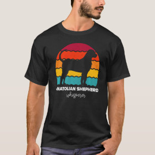 T-shirt Chien de Berger Anatolien Whisperer Retro Vintage