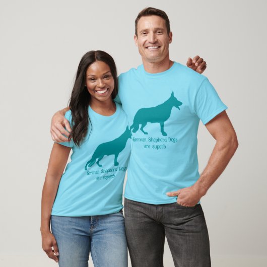 T-shirt Chien de berger et Texte (Unisexe)