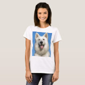 T-shirt Chien de berger suisse heureux (Devant entier)