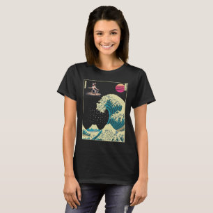 T-shirt Chien de bétail australien surfant sur une vague K