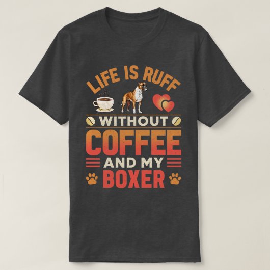 T-shirt Chien de boîte 6 (Design devant)