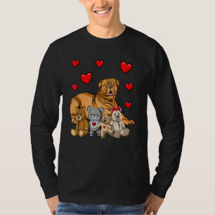 T-shirt Chien de Bordeaux peluché jouet