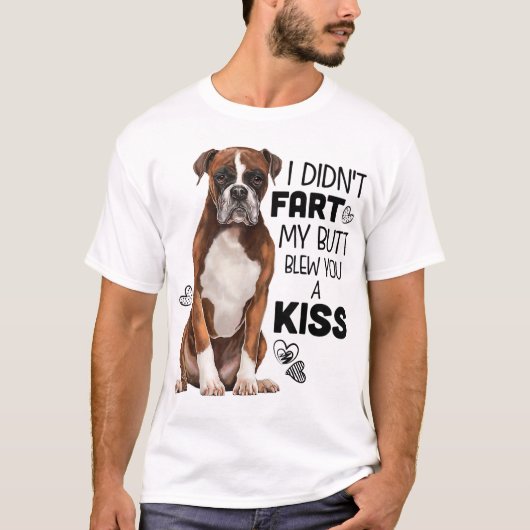 T-shirt Chien de boxe Funny pour Chien Maman Chien Papa Am (Devant)