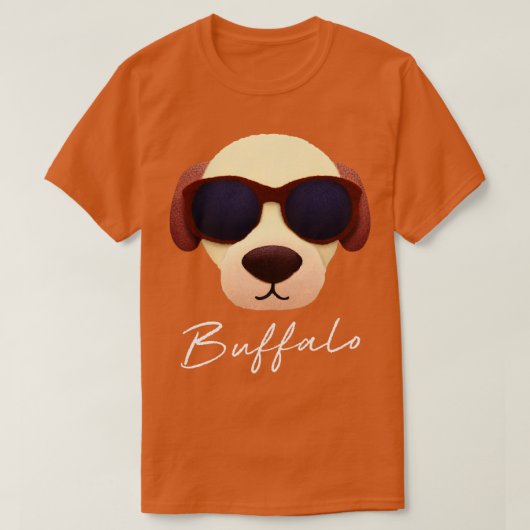 T-shirt Chien de Buffalo (Design devant)