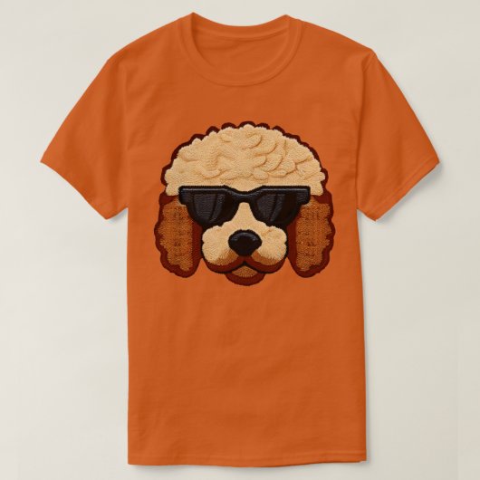 T-shirt Chien de caniche (Design devant)