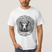 T-shirt Chien de caniche (Devant)