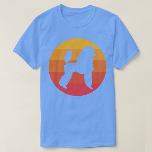 T-shirt Chien de caniche (Design devant)