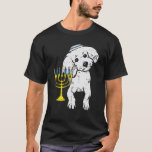T-shirt Chien de caniche juif Menorah Hanoukka Pajamas Cha<br><div class="desc">Attrapez ce T-shirt juif Poodle Dog en cadeau Hanoukka pour votre ami juif ou membre de la famille ! Enfilez votre rêve en portant ce pyjama Chanukah Jew Noël PJ's tenue hébraïque pour hommes,  femmes,  enfants,  filles,  garçons et ont un heureux Hannukah</div>