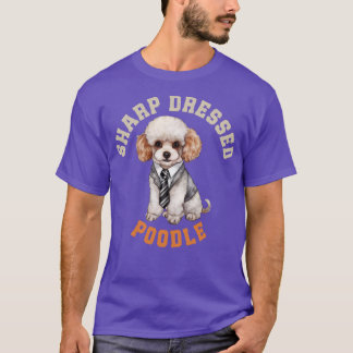 T-shirt Chien de caniche mignon