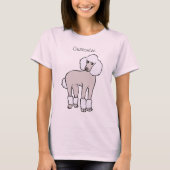 T-shirt Chien de caniche standard Thunder_Cove (Devant)