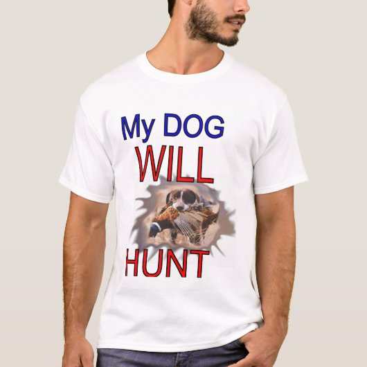 T-shirt chien de chasse (Devant)