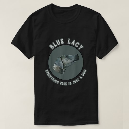 T-shirt Chien de chasse Blue Lacy (Design devant)