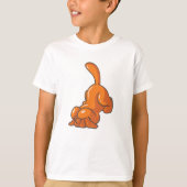 T-shirt Chien de chasse orange (Devant)