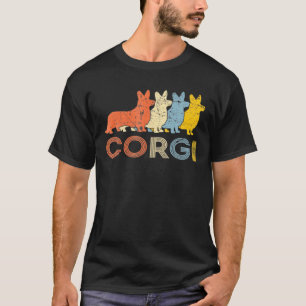 T-shirt Chien De Chien De Chien De Corgi vintage Pour Homm