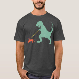 T-shirt Chien de chien Dinosaur Funny Wiener Dog