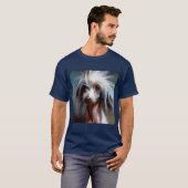 T-shirt Chien de Chine arrêté (Devant entier)