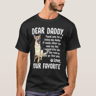 T-shirt Chien de compagnie Berger allemand fête des pères