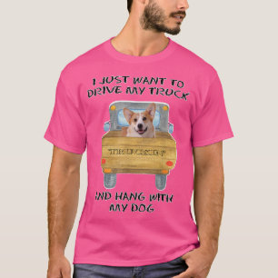 T-shirt Chien de Conduite de Camion Pembroke Welsh Corgi 
