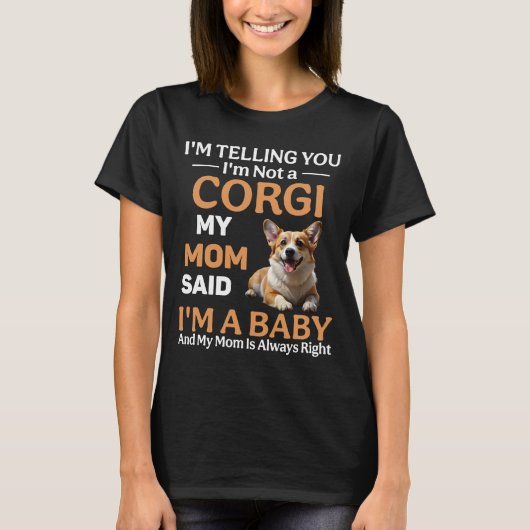 T-shirt Chien de Corgi drôle (Devant)