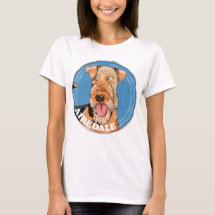 T-shirt Chien de Cute Airedale