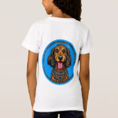 T-Shirt Chien de dessin animé mignon (Dos)