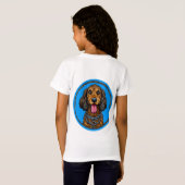 T-Shirt Chien de dessin animé mignon (Dos entier)
