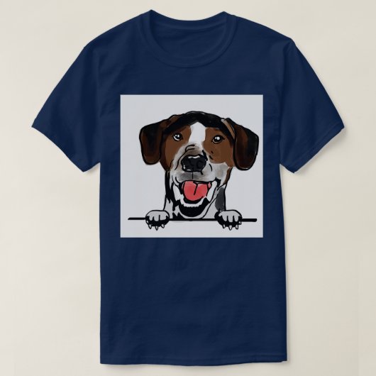 T-shirt Chien de ferme suédois danois (Design devant)