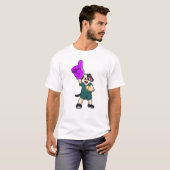 T-shirt Chien de football Sports (Devant entier)