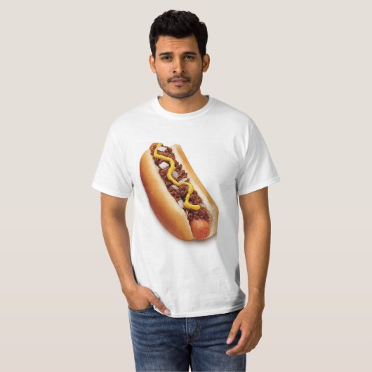 T-shirt Chien de fromage de piment ou chien de piment (Devant entier)