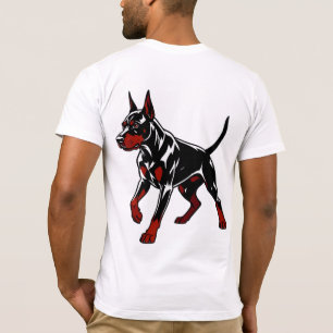 T-shirt Chien de garde Doberman féroce