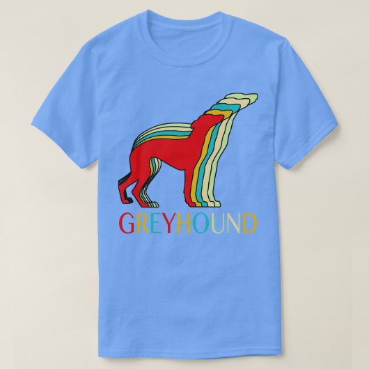 T-shirt Chien de Greyhound (Design devant)