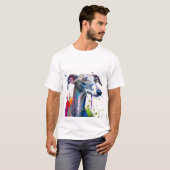 T-shirt Chien de Greyhound (Devant entier)