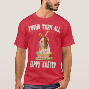 T-shirt Chien de Guinée drôle avec lapin mignon Oreilles P